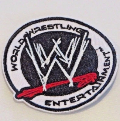 WWE WRESTLING ENTERTAINMENT LOGO BORDADO COSER/PLANCHAR EN PARCHE PREMIUM Foto 1 de 2