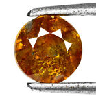 1.58 Ct First-class Round 6.3 MM Orangey Yellow Russian 100% Natural Sphalerite