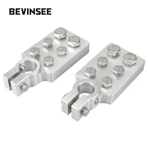 Pair Flat Battery Terminal For Northstar AGM35 AGM34 AGM24 AGM24F AGM27 AGM27F - Picture 1 of 15