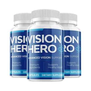 3-Pack Vision Hero Pills- Vision Hero For Eye and Vision Health - 180 Capsules - Picture 1 of 2