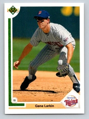 Gene Larkin 1991 Upper Deck #501 Minnesota Twins - Image 1 of 2
