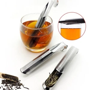 Stainless Steel Tea Infuser Creative Hanging Pipe Tea Strainer Filter with Hook - Picture 1 of 13