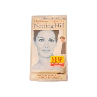 NOTTING HILL Julia Roberts & Hugh Grant Special Edition VHS - Image 1 of 2