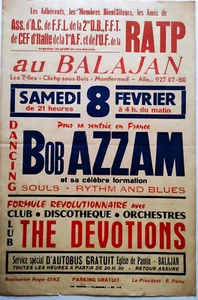 affiche ancienne - BOB AZZAM - Au Balajan - the devotions - Picture 1 of 1