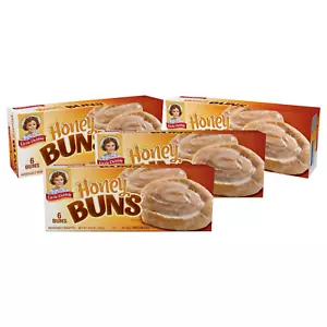 Little Debbie Honey Buns, 4 Boxes, 24 Individually Wrapped Breakfast Pastries - Picture 1 of 6