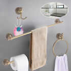 Antique Towel Bar 24 In Wall Mounted Holder Rack Brass Bathroom Accessories Set