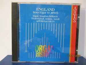 Organ History - England Elgar to Arnell - Sacchetti - CD - MINT cond. - E24-4489 - Picture 1 of 3