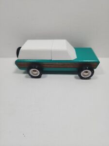 Candylab - Woodie Toy Car Green Retro Toys & Wooden Toys (PRE-OWNED)