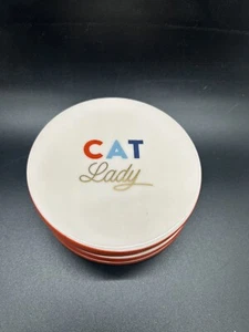 Pet Shop Katze Dame Untersetzer 4er Set Keramik Katze - Bild 1 von 5
