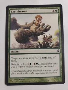 MTG Magic The Gathering Card Earthbrawn Instant Green Morningtide 2008 - Picture 1 of 2