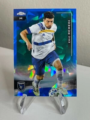 Eric Remedi 2021 Topps Chrome SAPPHIRE Major League Soccer MLS #175 Quakes - Image 1 of 2