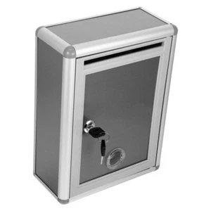 Front Mailbox Office Letter Post Container Key Lockbox for outside - Picture 1 of 12