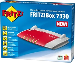 AVM FRITZ!Box 7330 Wlan Router (ADSL, 300 Mbit/s, DECT-Basis, Media Server) - Bild 1 von 1