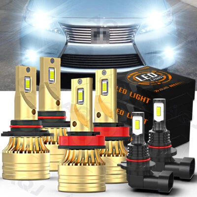 For Lexus ES350 Base Sedan 4-Door 3.5L 2010-2012 LED Headlight+ Fog Light Bulbs - Image 1 of 4