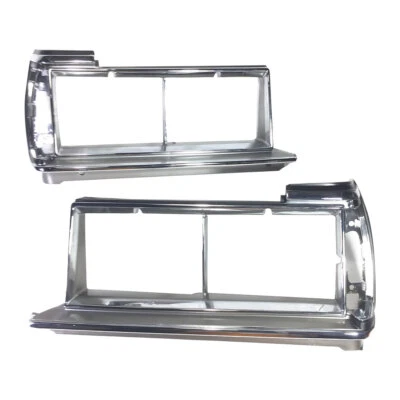 Par de luces bisel faros delanteros para Toyota Corona RT132 RT133 1980-1983  Foto 1 de 4