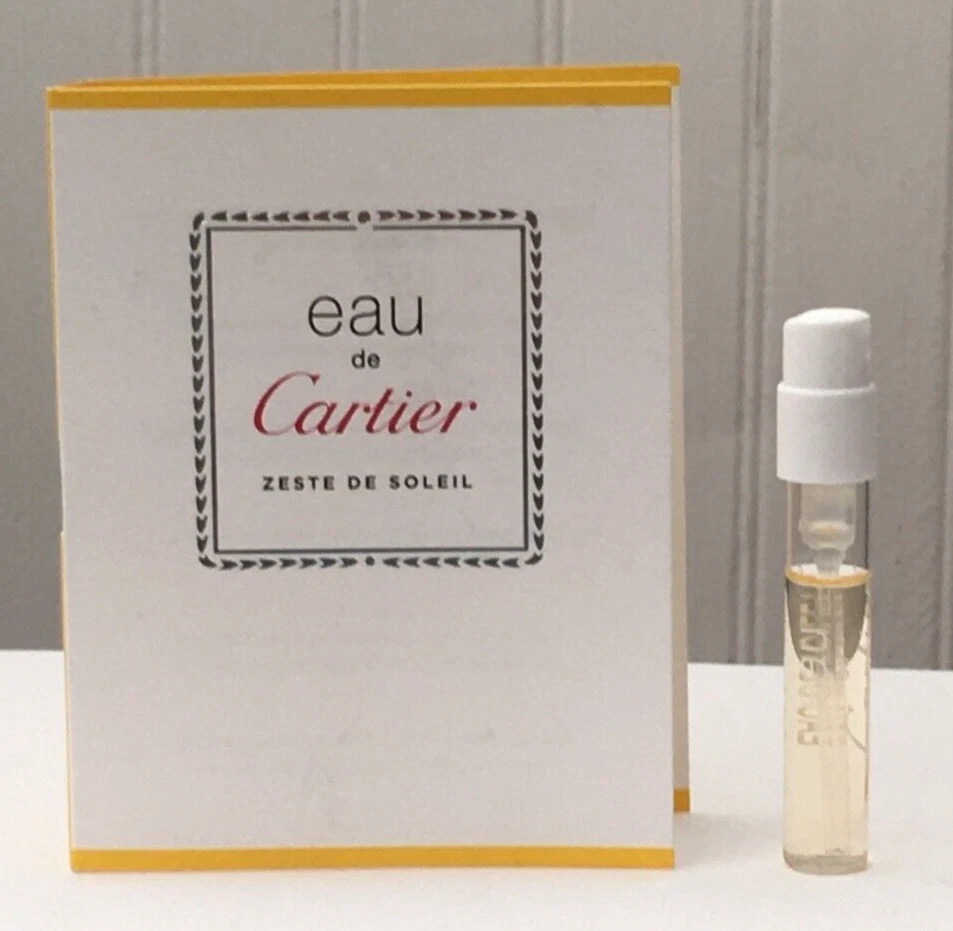Eau De CARTIER Zeste De Soleil Parfum Spray 0.05 oz./1.5 ml Vial Foto 1 de 1