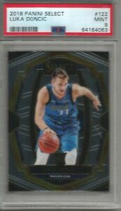 Luka Doncic 18/19 Panini Select Premier Level Rookie #122 PSA 9