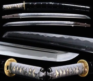 Wakizashi 脇差 “ Mumei ” 無銘 Japanese Real Sword 34.5 cm Koshirae Antique KATANA 刀 - Picture 1 of 24
