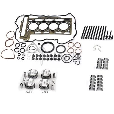 Engine Rebuild Kit Pistons CR 11:1 For Mini Cooper N12 N16 R56 R55 R57 R60 1.6L - Image 1 of 4