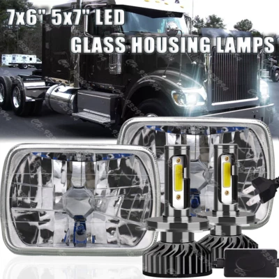 Faro LED para International Harvester 9900 4700 4800 4900 8100 3800 7x6" 5X7 Foto 1 de 4