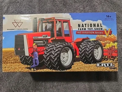 2022 ERTL 1:32 TOY FARMER Massey Ferguson 4840 Tractor 4wd w/DUALS NEW!! - Image 1 of 4