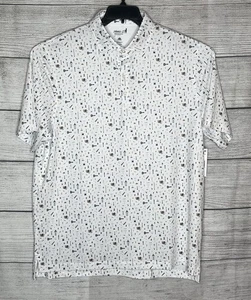 Johnnie-O Featherweight Men's Polo - White Size LT - Picture 1 of 5