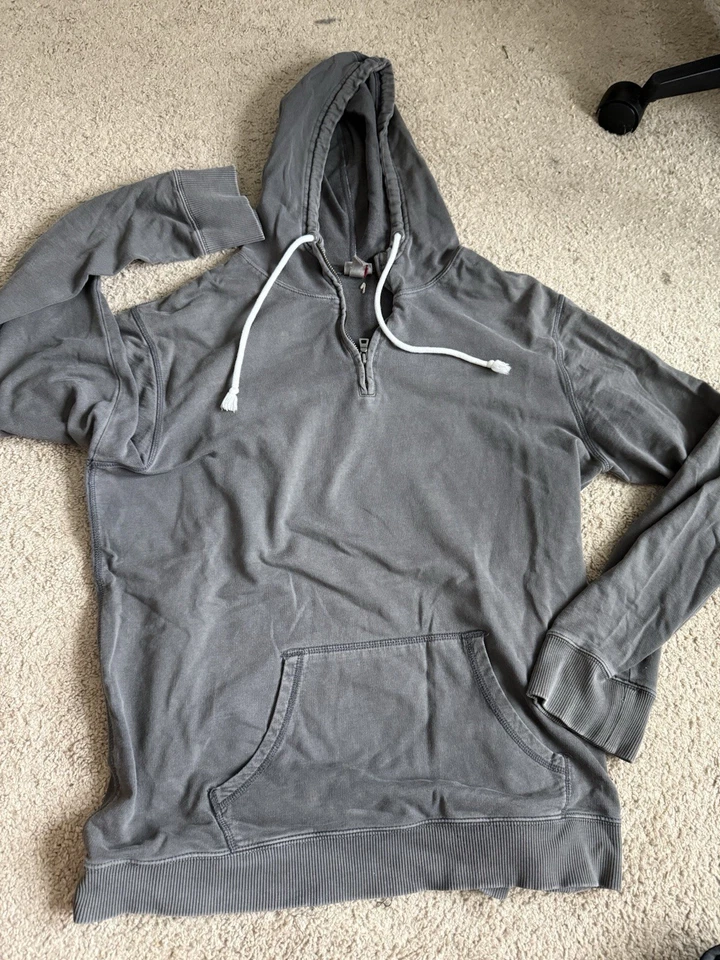 Sudadera con capucha Merona gris grande para hombre Foto 1 de 2