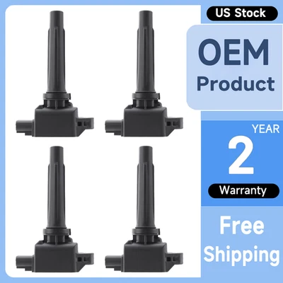 4x Ignition Coil For 2014-19 Mazda 3 6 CX-5 L4 2.5L 2016-18 Mazda CX-9 UF656 Foto 1 de 4