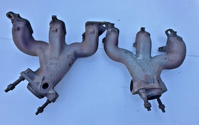 87-96 F150 4.9 Exhaust Manifolds 300CI OEM 88-89-90-91-92-93-94-95 Split - Image 1 of 4