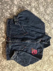 Vintage Barney denim jacket 5R Kids-Super Cute! - Picture 1 of 5