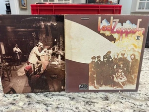 LED ZEPPELIN 2X VINYL LP LOT LED ZEPPELIN II & IN THROUGH THE OUT DOOR *READ* - Bild 1 von 12
