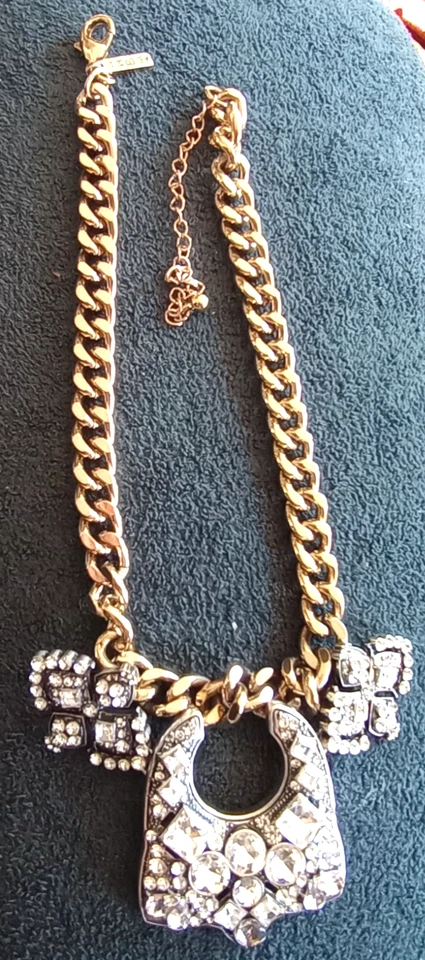 White House Black Market Rhinestone Bib Necklace - Image 1 of 4