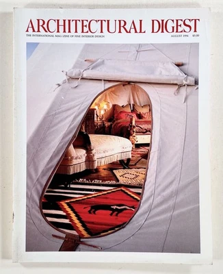 1994 Aug ARCHITECTURAL DIGEST Queen Anne Revival CARIBBEAN RETREAT Rancho Ruscha - Image 1 of 4