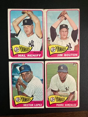 1965 Topps Reniff Lopez Gonzalez Bouton #413 532 97 30 - Image 1 of 2