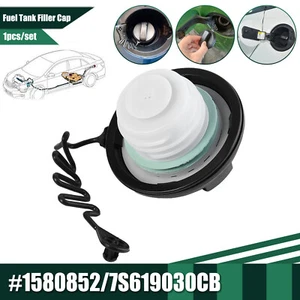 For Ford Transit MK8 2014-2019 Petrol Diesel Fuel Filler Cap 1580852 7S619030CB - Picture 1 of 8