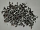 100 X Grey 14Mm Flat Cable Clips For 6Mm² Twin & Earth Cable