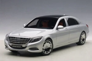1/18 AUTOart Mercedes-Benz Maybach S-Class S-Klasse S600 Silver Car Model 76292 - Picture 1 of 5