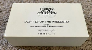 NOS DEPT 56 Heritage Village "Don't Drop the Presents" #5532-8 - Picture 1 of 2