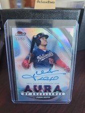 2022 Topps Finest Aura Of Excellence Juan Soto Auto 32/50