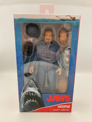 NECA Matt Hooper Amity Arrival Jaws 1975 8" Scale Clothed Horror Action Figure Cover