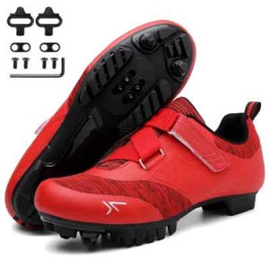 Men's Speed Cycling Shoes MTB Breathable Outdoor Non-Slip Road Bike Shoes SPD-SL - Picture 1 of 33