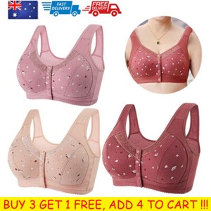 Women Front Closure Bra Wireless Bras Bralette Push Up Comfortable Underwear Bra