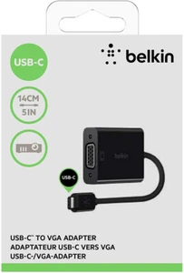 Belkin USB-C to VGA Adapter Black - Bild 1 von 1