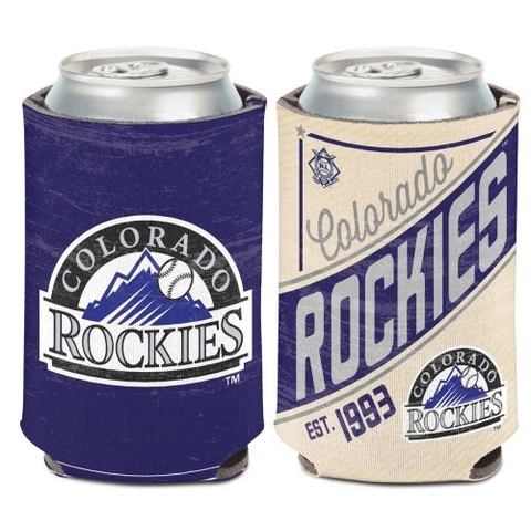 COLORADO ROCKIES COOPERSTOWN COLLECTION SOFT FOAM CAN COOZIE KOOZIE COOLER Cover