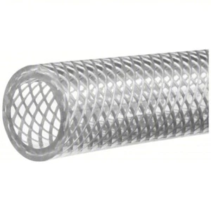 12' 3/4" ID Flex Food Grade Nylon Re-enforced PVC Tubing Heavy Duty UV Protected - Picture 1 of 1