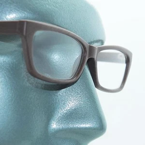 Eco Reading Glasses Dark Wood Effect Contemporary Low Rise Profile +2.50 Lens - Picture 1 of 4