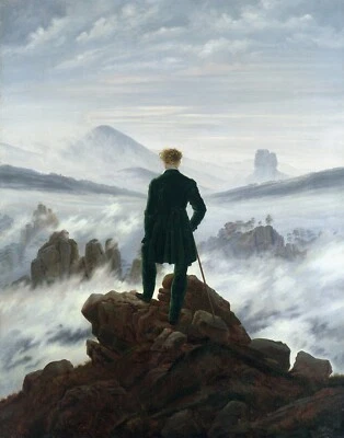 Caspar David Friedrich : "Wanderer above the Sea of Fog" — Giclee Fine Art Print