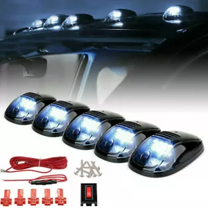 5tlg 12 LED Dach Begrenzungsleuchte Umrissleuchte Positionsleuchte SUV LKW 6000K - Bild 1 von 16
