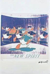 ANDY WARHOL - Donald Duck - signed, numbered edition 71/100, 38 x 56 cm - Picture 1 of 7