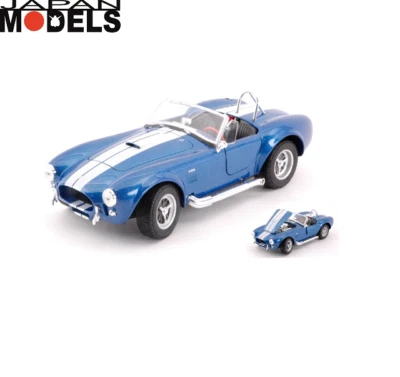 1965 SHELBY COBRA 427 S/C Welly Nex Models 1:24 Die Cast 24002W New - Immagine 1 di 3